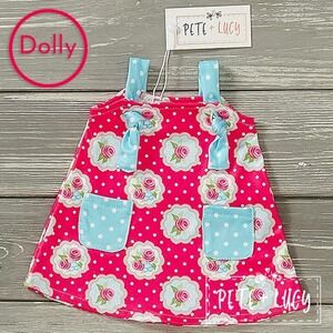 Pete &‎ Lucy Shabby Roses Doll Dress NWT